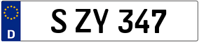Truck License Plate